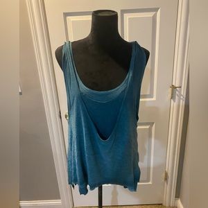 Free people triple layered tank